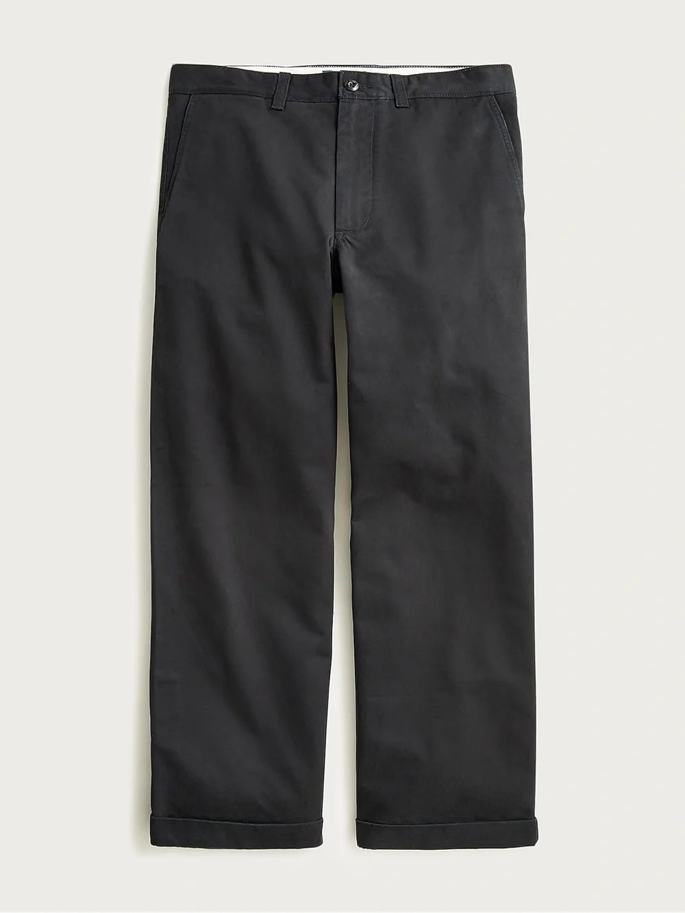 J. CREW Giant-fit chino pant in Black Size 33/30 NWT $118 BI521